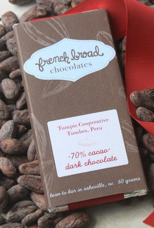 70% Tumpis Cooperative, Tumbes, Perú - Cococlectic: A Craft Bean-to-Bar Club featuring different American craft chocolate makers each month