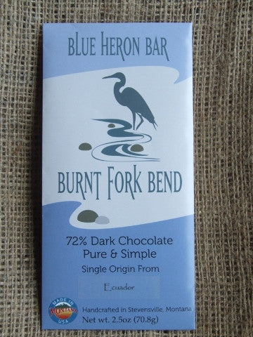 Blue Heron Bar – Ecuador 72% Dark