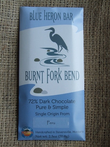 Blue Heron Bar – Peru 72% Dark