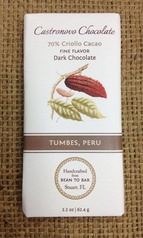 Tumbes, Peru - 70% Criollo - Cococlectic: A Craft Bean-to-Bar Club featuring different American craft chocolate makers each month